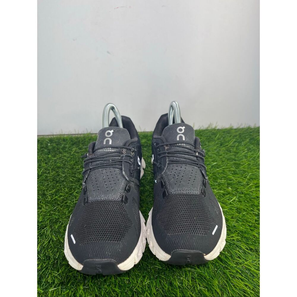 On Running Cloud Black White Running Shoes Women’s Size 7 EU 38 - Picture 2 of 9